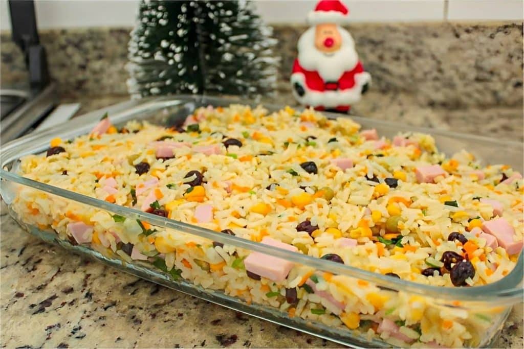 Arroz à grega de Natal