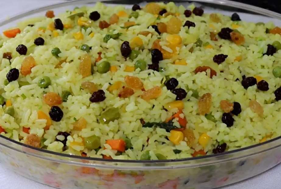 Arroz com Uva passa de Natal