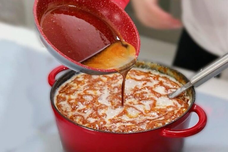 Arroz doce caramelado da vovó