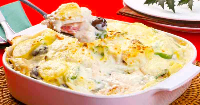 Bacalhau de Natal com Bechamel