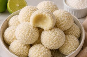 Beijinho de Limão com coco