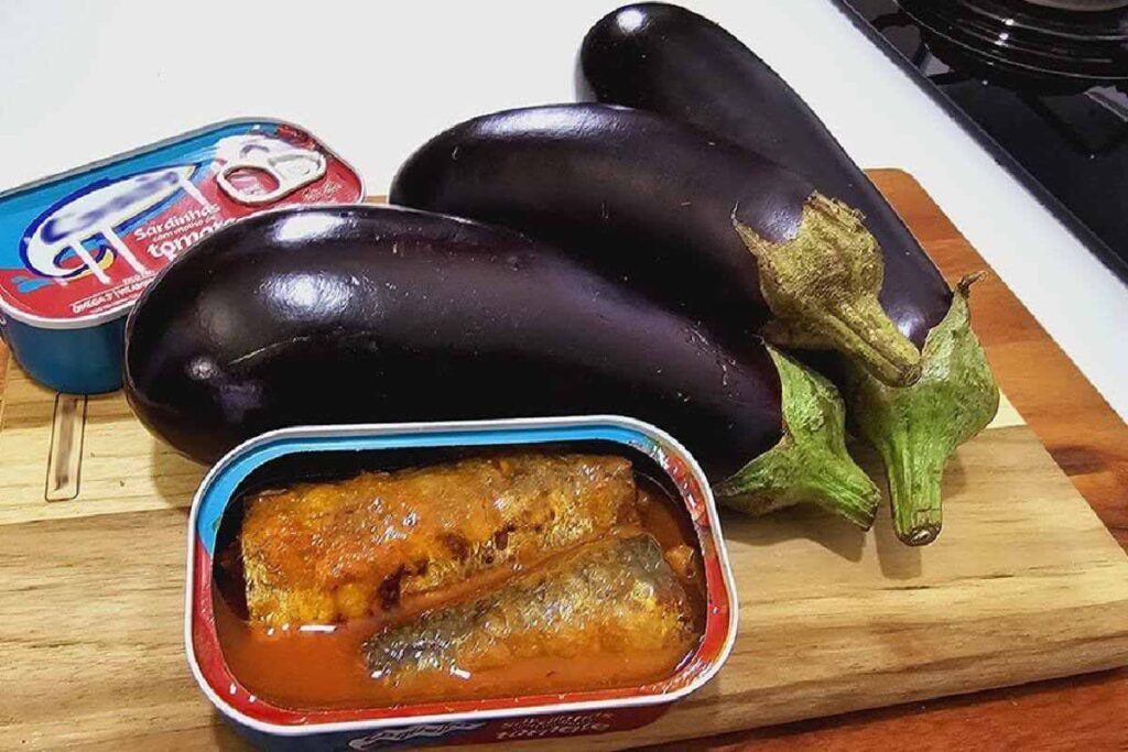 Berinjela com Sardinha