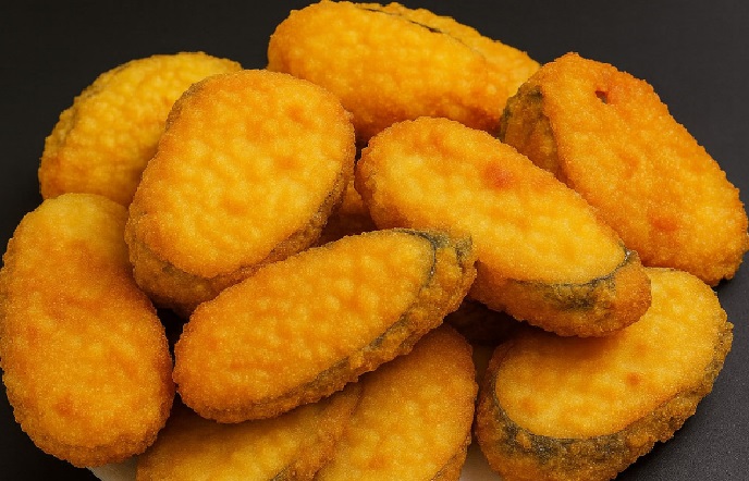 Berinjela empanada simples e crocante