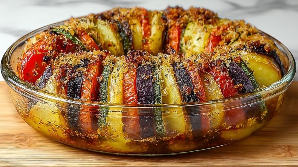 Berinjelas e legumes