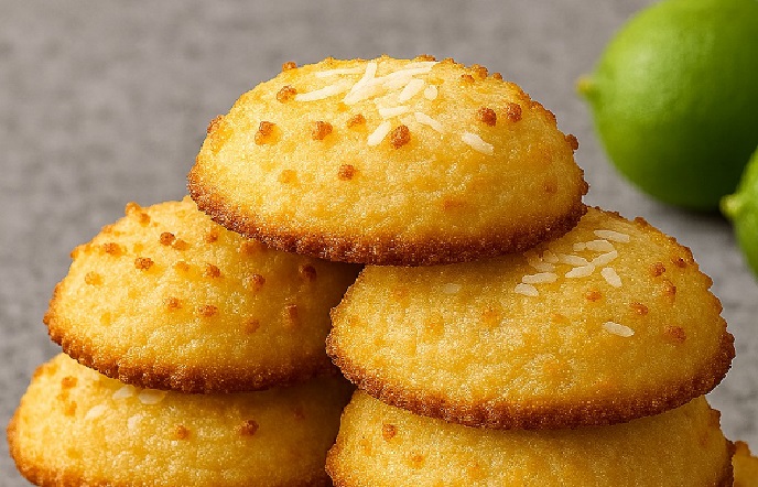 Biscoitos de Limão com Coco
