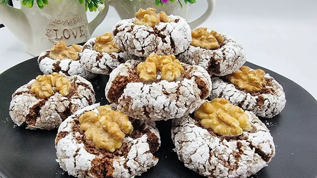 Biscoitos marroquinos sem farinha, sem óleo e sem manteiga