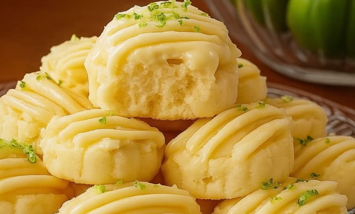 Bolachinha de Creme de Leite com Raspas de Limão