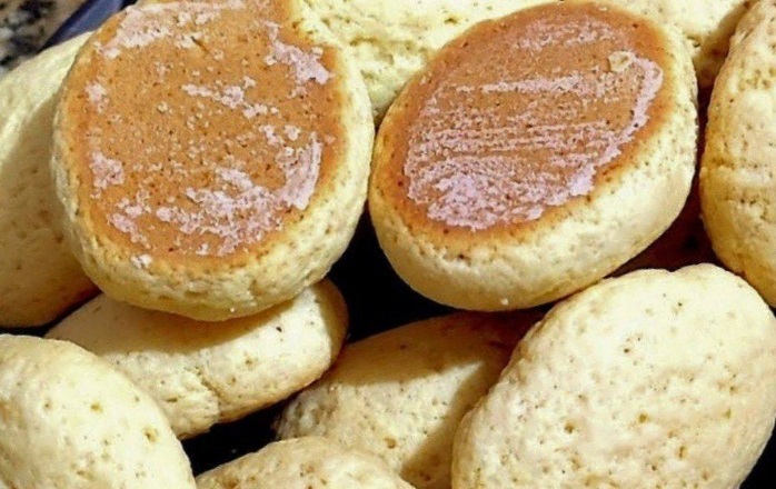 Bolachinha simples assada