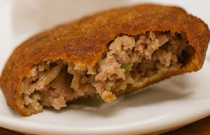 Bolinho de Carne moída crocante e suculento