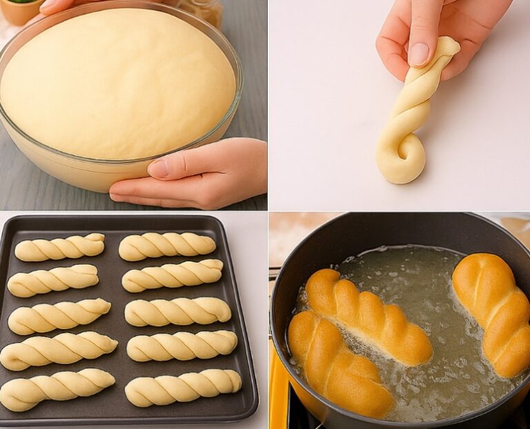 Bolinho de chuva espiral da Palmirinha