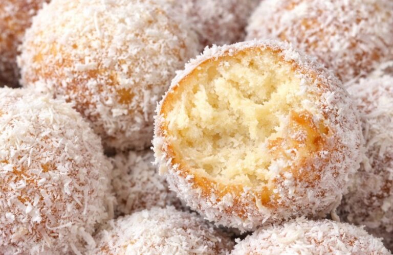 Bolinho de chuva nevado