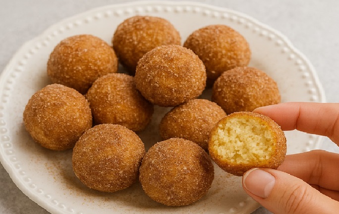 Bolinhos de Chuva Saudáveis na Airfryer