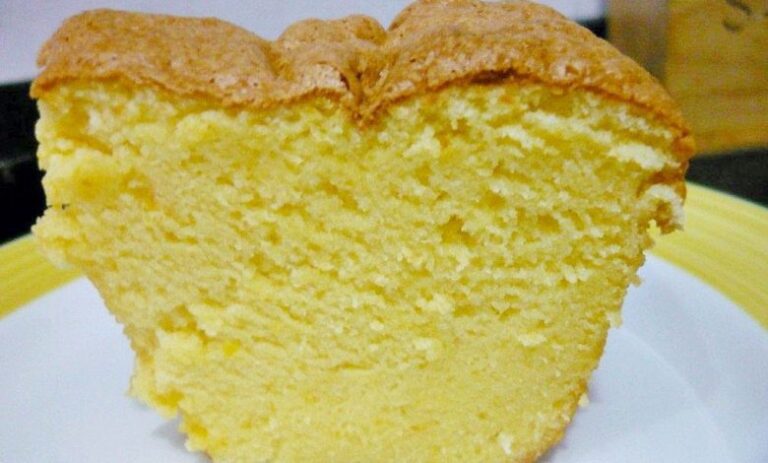 Bolo Chiffon de Laranja