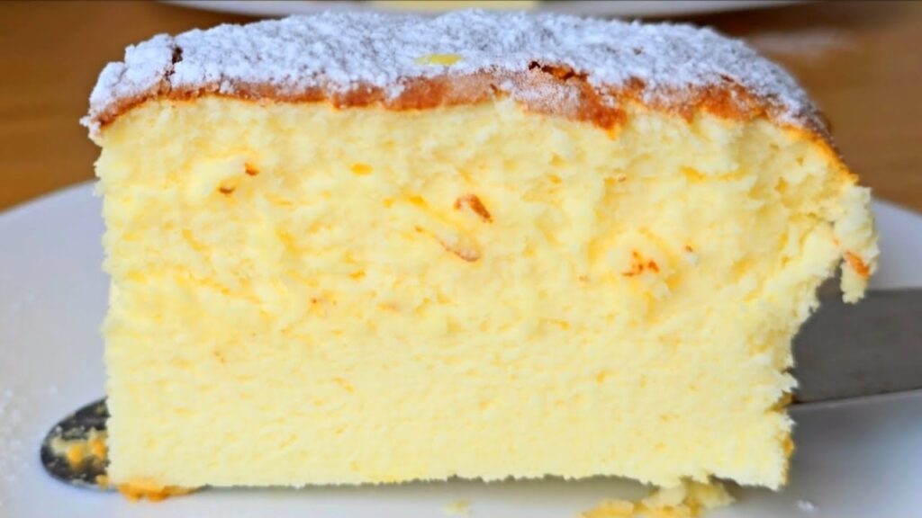 Bolo de amido de milho com iogurte