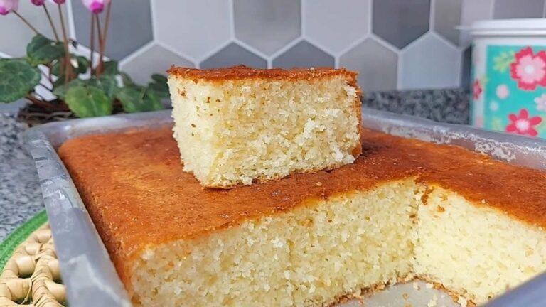 Bolo de Arroz sem farinha