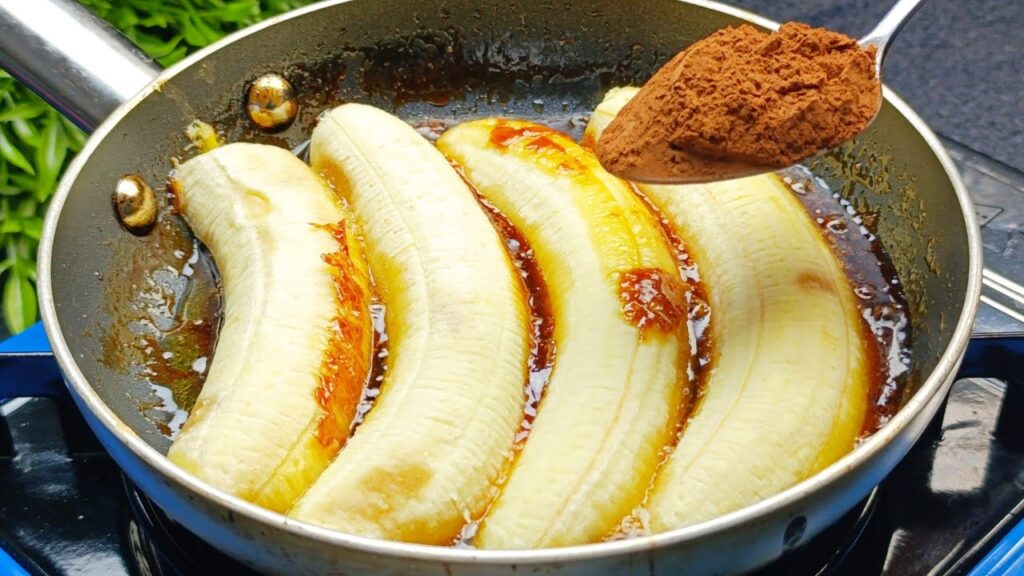 Bolo de Banana caramelizado fácil