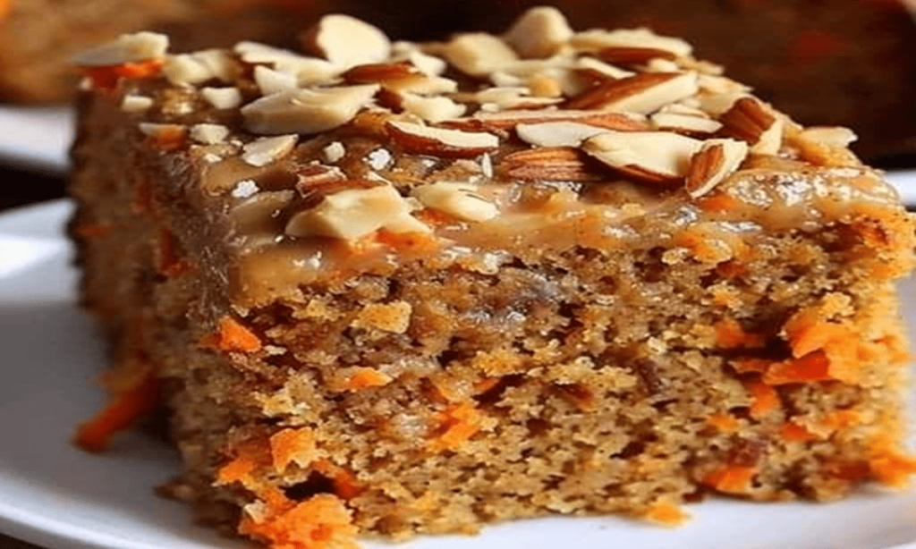 Bolo de aveia e cenoura sem farinha e sem açúcar