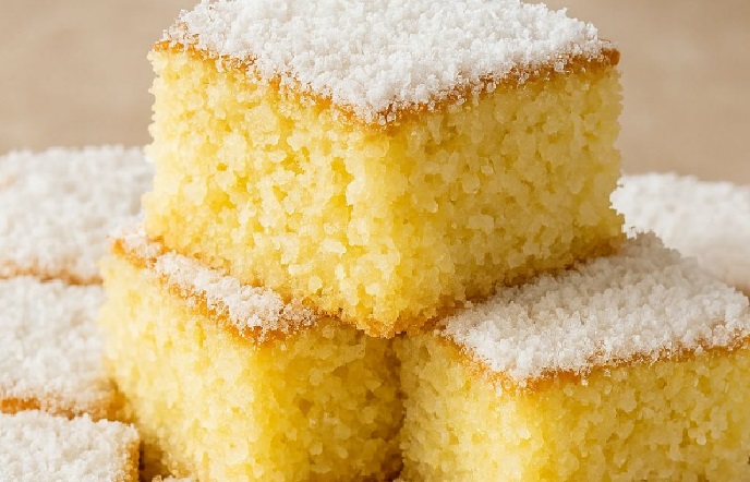 Bolo de Coco fofinho e molhadinho da Vovó Ana