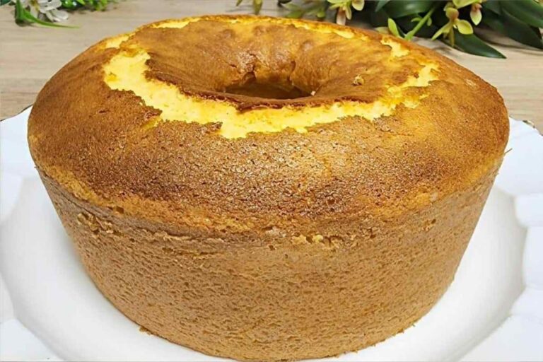 Bolo de fubá amanteigado