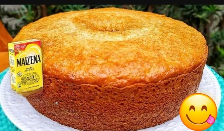 Bolo de maizena amanteigado