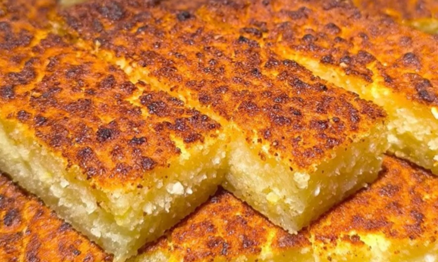 Bolo de mandioca caseiro da dona Nalva