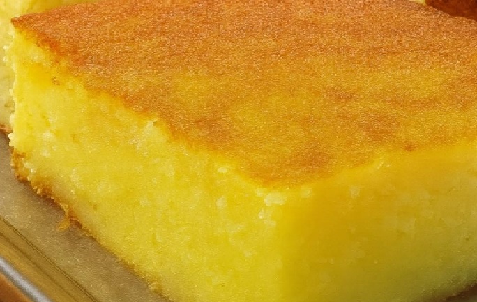 Bolo de mandioca que derrete na boca