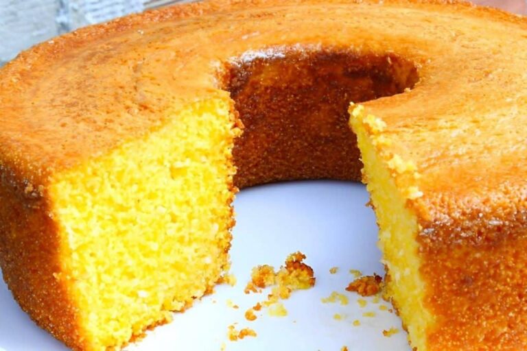 Bolo de milho com flocão sem farinha de trigo