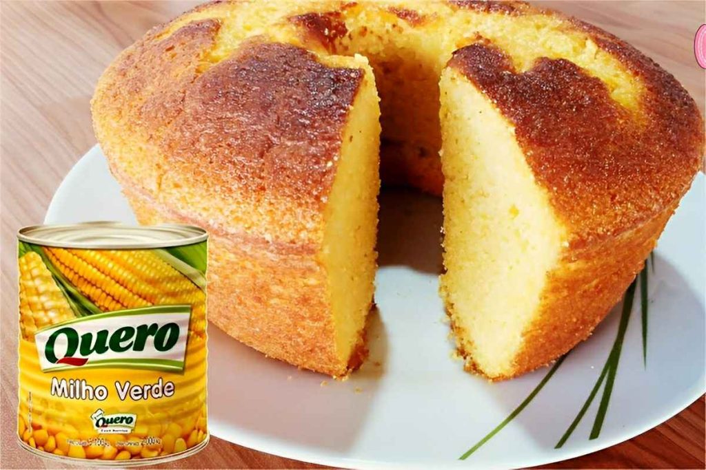 Bolo de Milho usando milho de latinha do mercado