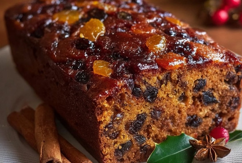 Bolo de Frutas de Natal