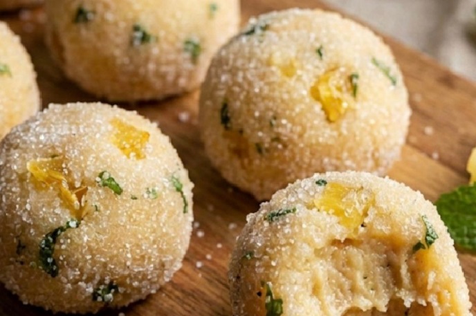 Brigadeiro de Abacaxi com Hortelã