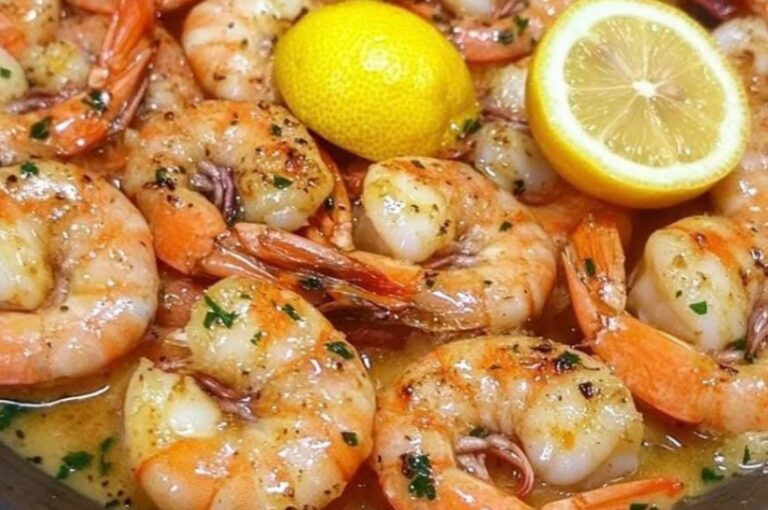 Camarão com molho de Limão