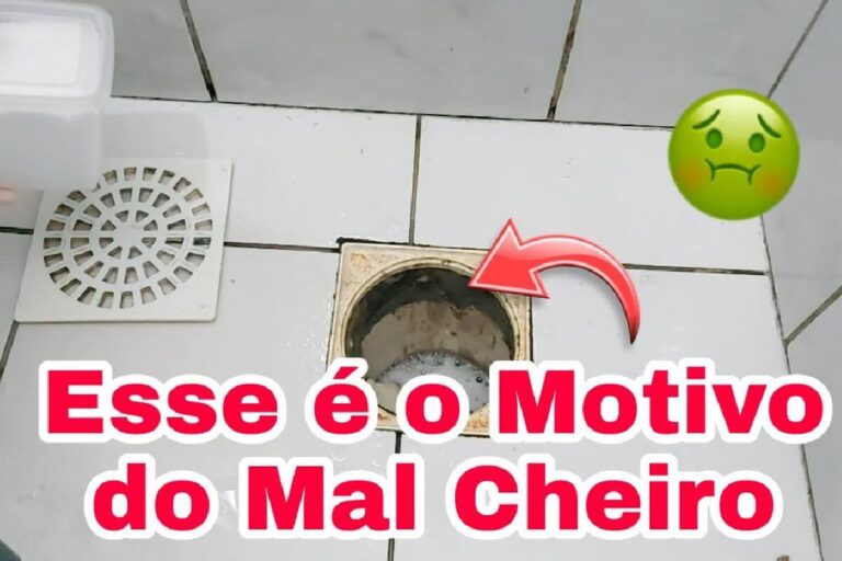 Misturinha para tirar mau cheiro do ralo do banheiro