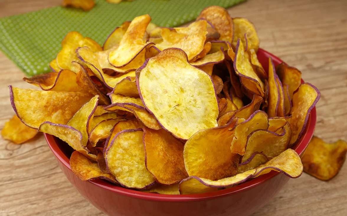 Chips de batata doce