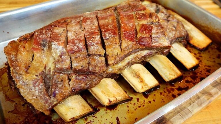 Costela assada no forno que desmancha