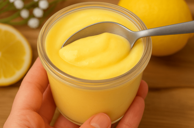 Creme de limão com apenas 3 ingredientes