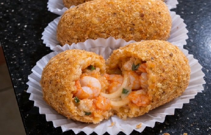 Croquete de camarão