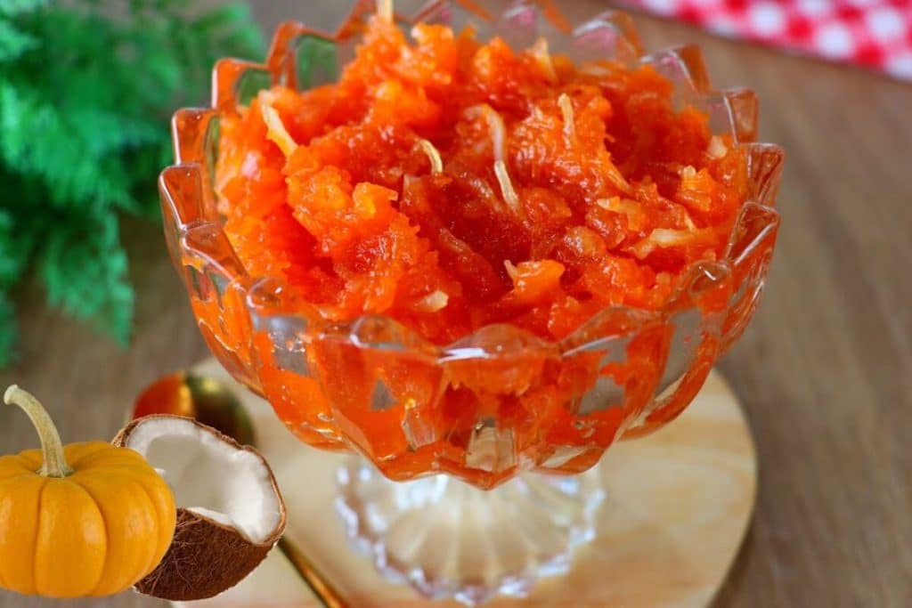 Doce de abóbora com coco da Vovó Aninha