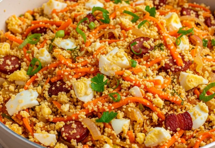 Farofa de Cenoura da dona Ana