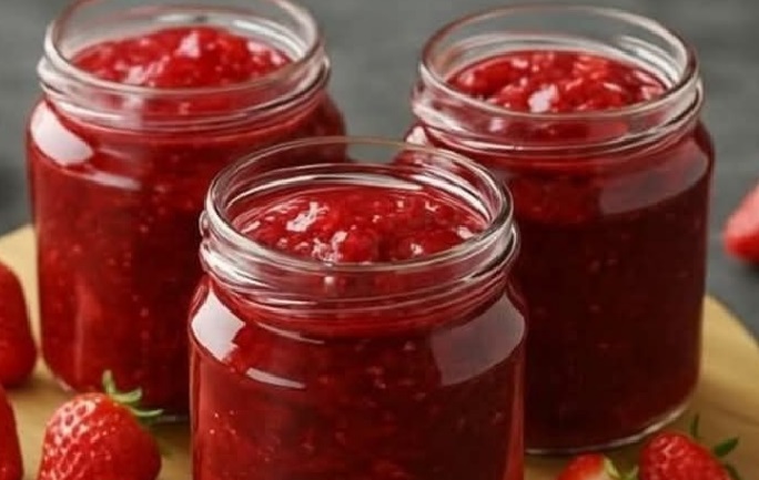 Geleia caseira com qualquer fruta