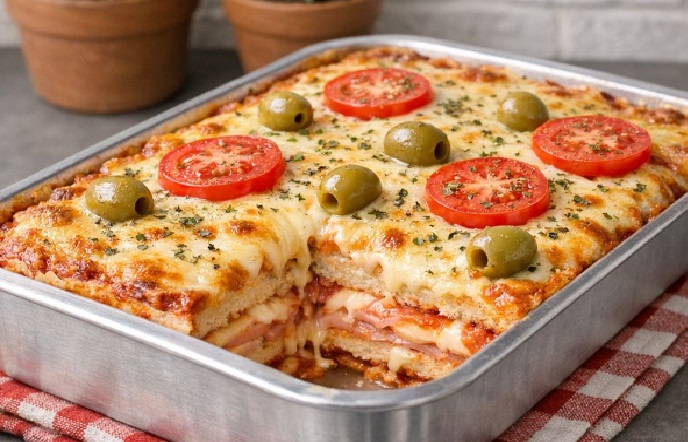 Lasanha de Pão de Forma