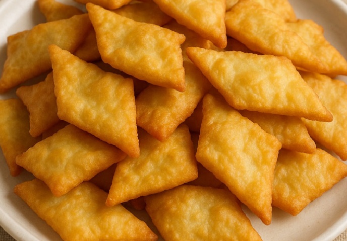 Massinha Frita com Farinha e Água da dona Ana