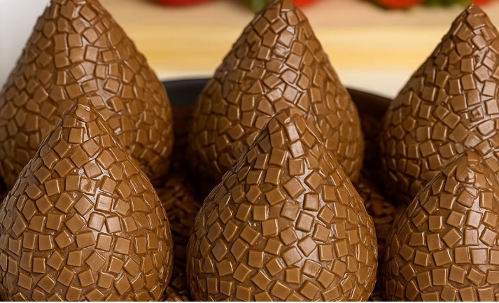 Morango do Amor de chocolate