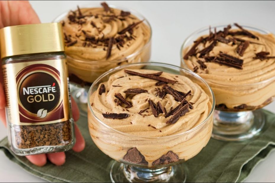 Mousse de Café simples de fazer