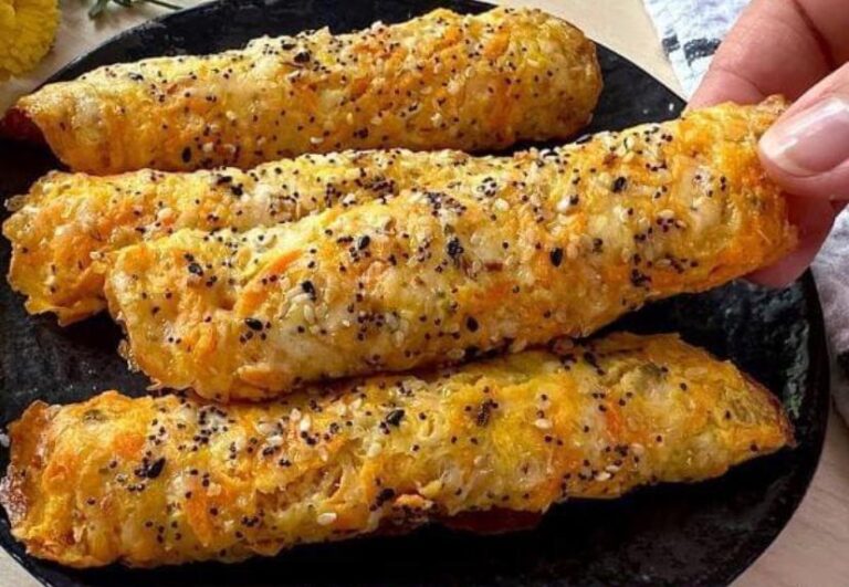 Omelete com Cenoura e queijo