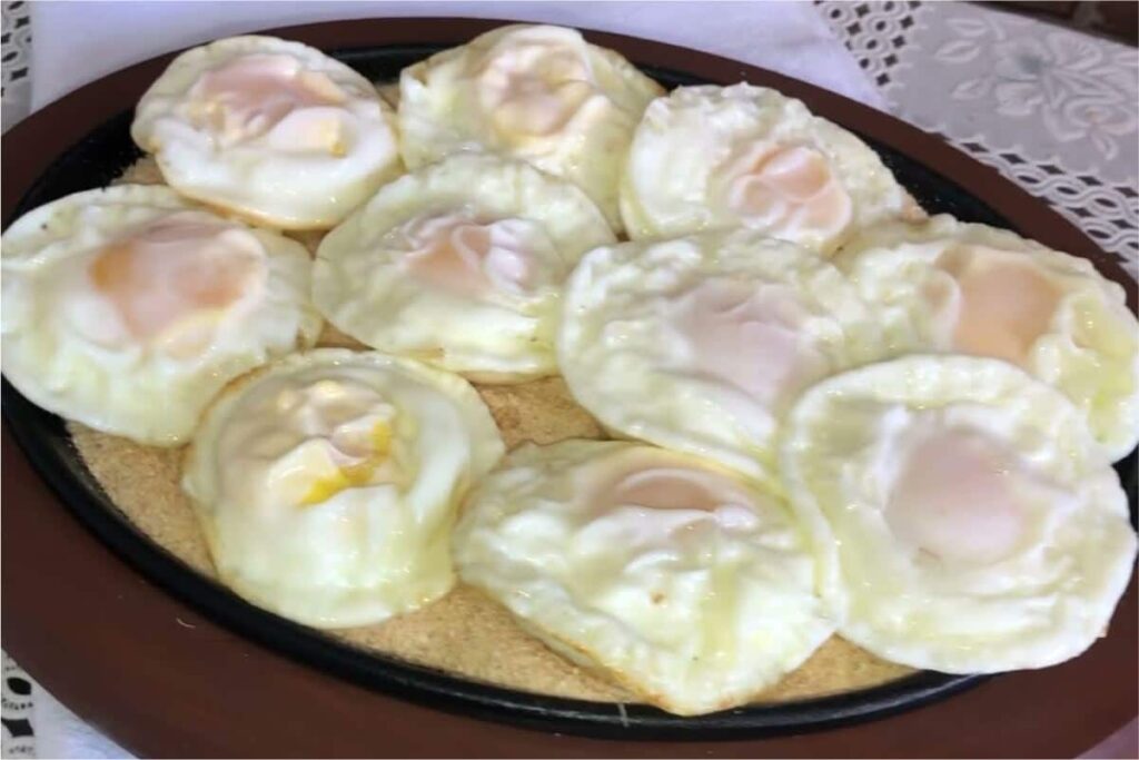 Ovo frito de restaurante