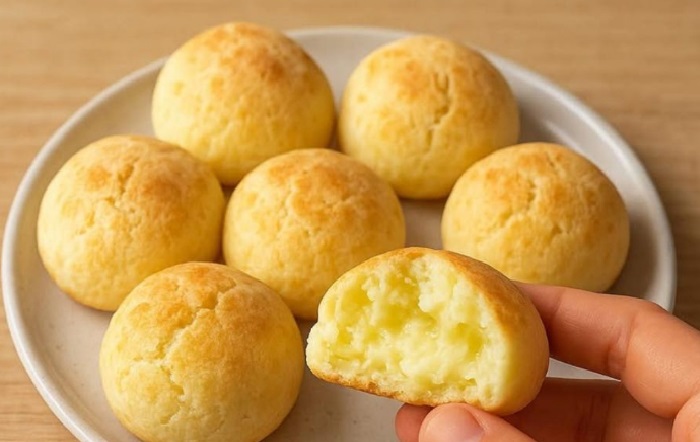 Pãezinhos de Mandioca com Queijo sem glúten