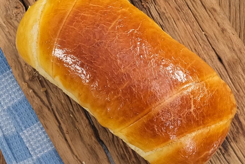Pão caseiro fofo e macio