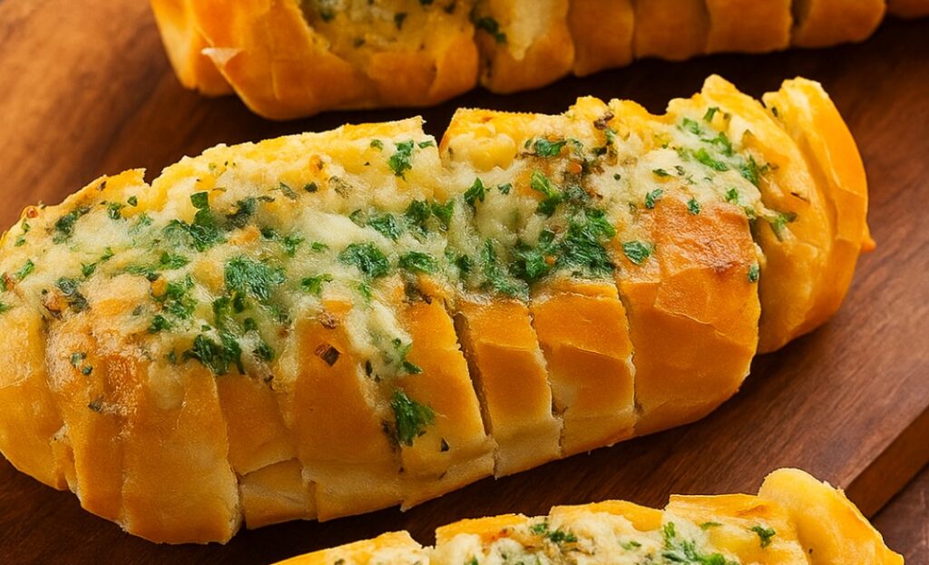 Pão de Alho Crocante na Air Fryer