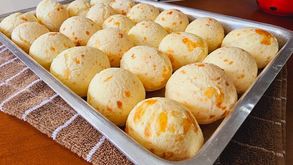Pão de queijo com polvilho doce que não murcha