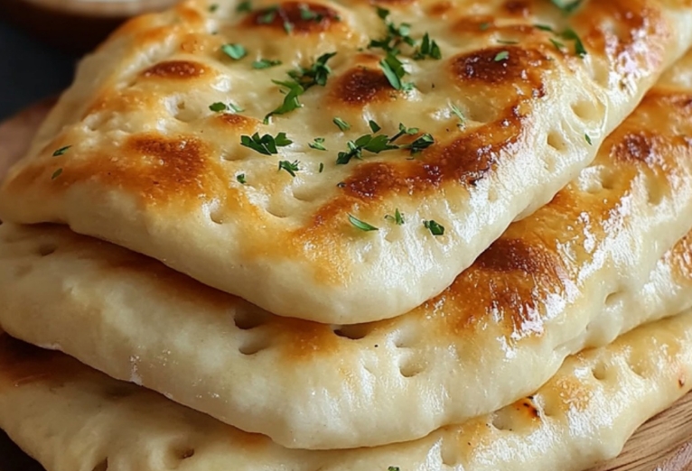 Pão Turco sem Forno